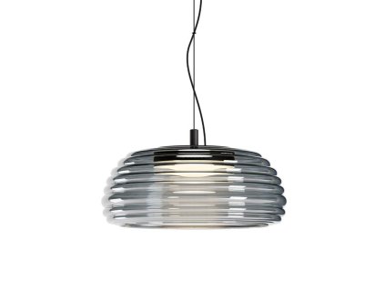 Redo ONDULA lustr do kuchyně - kouřové sklo LED 20W CCT 2700K/3000K