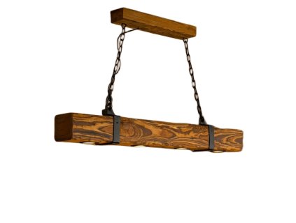 Lustr z trámu WOOD 120 cm/4xGU10