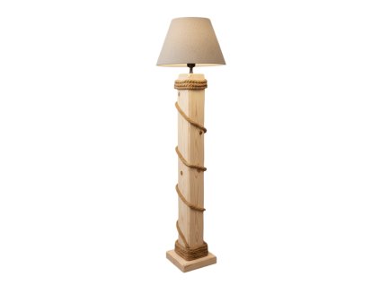 Dřevěná stojací lampa z trámu WOOD/1x E27/borovice
