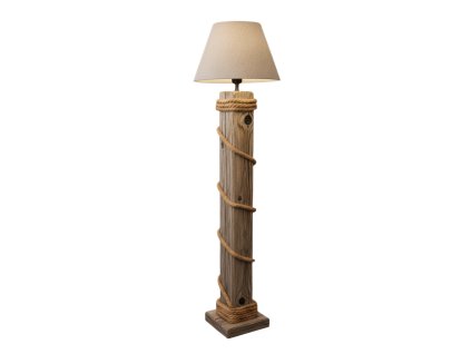 Dřevěná stojací lampa z trámu WOOD/1x E27/stará borovice