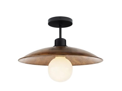 Rustikální stropní světlo NELA/bronzová barva/40 cm/1× E27