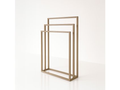 Stojací věšák na ručníky KS-52/béžový 85×60×20 cm