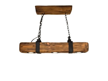 Lustr z trámu WOOD 70 cm 3xGU10
