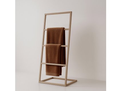 Žebřík na ručníky-béžová barva KS-49/115x50x30 cm
