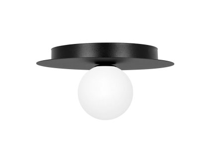 Černé stropní svítidlo koule ROBIN K-5438 1×G9