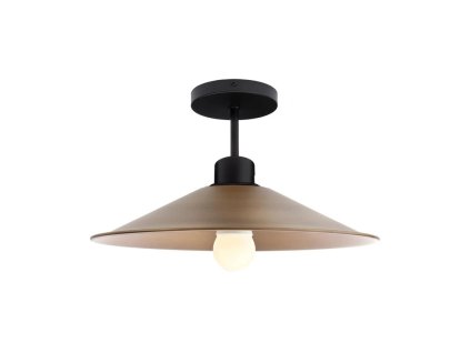 Rustikální stropní světlo LEO antická mosaz 30 cm 1×E27