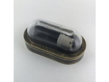 Industriální vintage světlo BULKHEAD 44A00/antická mosaz/1xE27/IP64