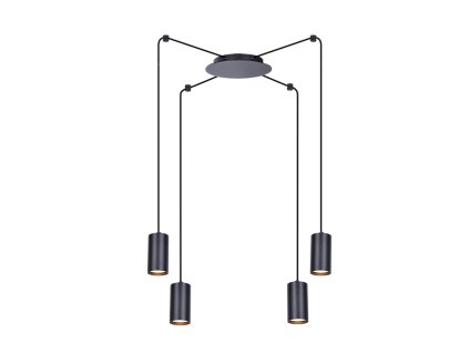 Černé světlo pavouk Kaja PUERTO 4897/4×bodovka GU10