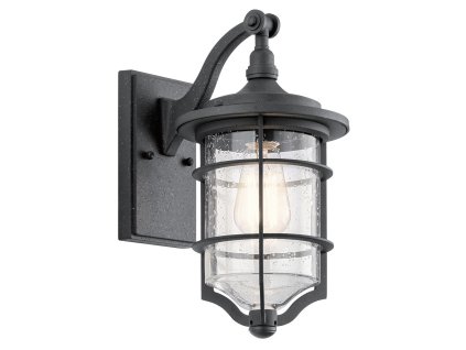 Venkovní nástěnná lampa Elstead ROYAL MARINE S 34 cm/1xE27 černá barva