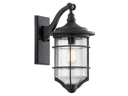 Venkovní nástěnná lampa Elstead ROYAL MARINE M 46 cm/1xE27 černá barva