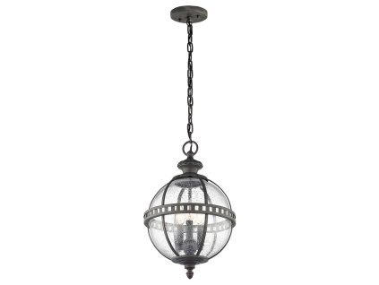 Venkovní závěsné svítidlo Elstead HALLERON 8M/3×E14/IP44