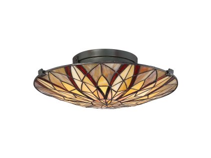 Elstead VICTORY stropní svítidlo Tiffany/2xE27/42 cm