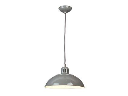 Elstead FRANKLIN lustr nad stůl 1xE27 šedá barva 30 cm