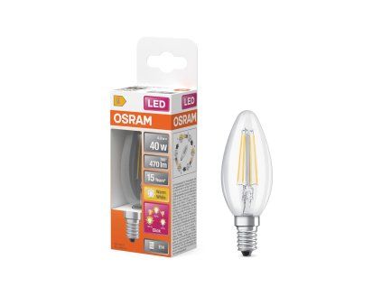 Stmívatelná LED žárovka E14 OSRAM 3-STEP DIM 4W 2700K 470LM