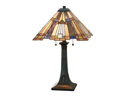 Elstead INGLENOOK vitrážová lampa 64 cm 2x60W 1