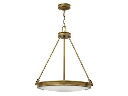lustr Hinkley Collier 4xE14 Mosaz