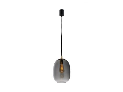 Luxusní závěsné světlo s kouřovým sklem ONYX 10891108