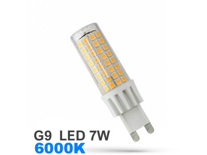 Žárovka G9 LED 7W/denní barva 6000K/790lm