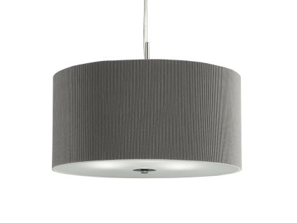 Searchlight 2356-60SI závěsné svítidlo Drum Pleat
