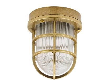 Industriální světlo FACTORY BRASS IP64/1x E27/mosaz