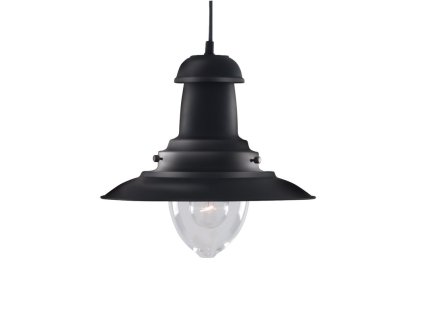 Závěsné retro svítidlo Searchlight FISHERMAN 4301BK
