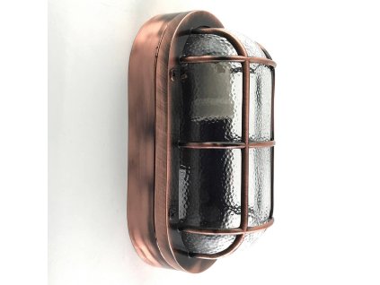 Industriální světlo BULKHEAD 44C/měděná patina