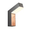 Venkovní světlo na fasádu Redo WOODY antracit/LED 10W
