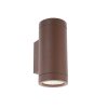 Hnědé venkovní světlo na fasádu Redo 9454 VINCE /LED 2x 3W