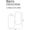 Bodové svítidlo Maxlight - BARRO C0035