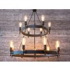 Rustikální lustr Steel Crown DT-80-50