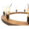 Rustikální lustr Wood DT-K-90-9Z