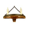 Rustikální svítidlo ze dřeva DT-KNo-50-2