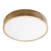 Kulaté stropní svítidlo Wood Round