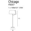 Stojací lampa MAXlight CHICAGO F0037