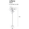 Stojací lampa stylu Bauhaus LOLLIPOP F0042