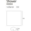 Koupelnové svítidlo Maxlight - SHOWER  H0004