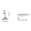 Steampunk lampa AMARCORD-L1 ZN