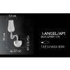 Nástěnná lampa Faneurope I-ANGEL-AP1