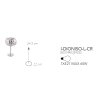 Stolní lampa Faneurope I-DIONISO-L-CR v moderním designu