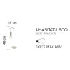 Jednoduchá stolní lampa HABITAT-L BCO