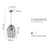 Závěsné svítidlo Faneurope I-CHESTER-XL