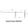 LED svítidlo pro nepřímé osvětlení Redo 01-2479 TANGENT