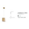 Elegantní závěsné svítidlo Faneurope I-PARIS/S1 ORO