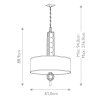 Elegantní závěsný lustr Elstead CELESTIAL