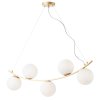 Designový zlatý lustr koule Redo 01-2721 VOLLEY