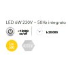 Faneurope LOCKE moderní LED lampa LEDT-LOCKE-WHITE