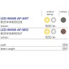 Venkovní nepřímé osvětlení na fasádu WAMI/corten/LED 12W
