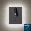 Lampa nad postel s USB nabíječkou Redo ZEN/LED 16+3W
