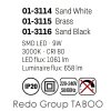 Redo TABOO 01-3114 designové závěsné svítidlo LED 9W