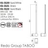 Černé nástěnné světlo Redo TABOO 01-3122/ LED 9W
